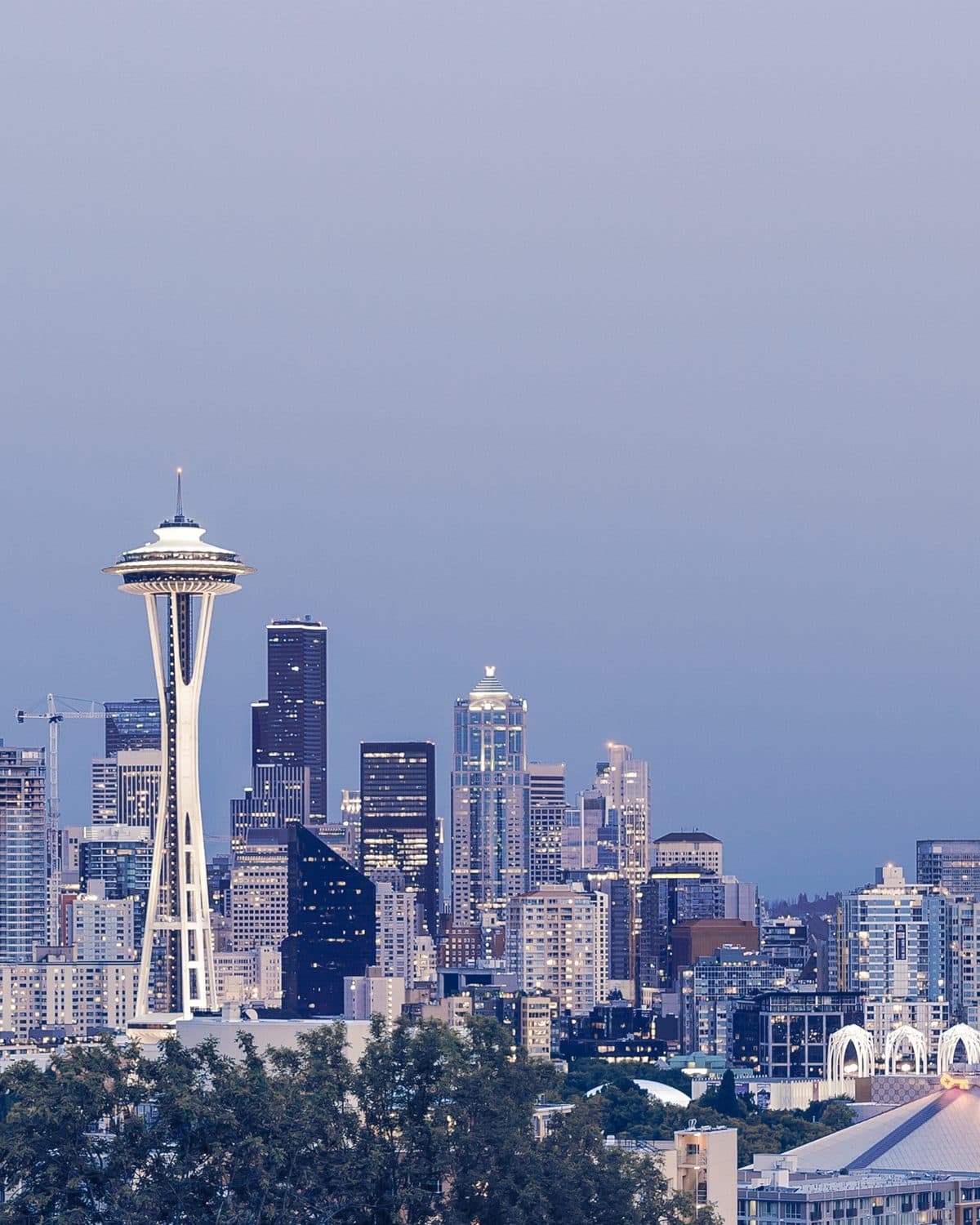 The downtown Seattle skyline, where Cascade has its offices.